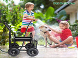 97*53*100cm Black Iron With Green Water Pipe Iron Spokes Water Pipe Truck 50216654