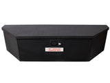 46"X18"X14.5" Tongue Truck Box Black Heavy Duty Steel Trailer Tongue Box, 6.7 CUFT Capacity, With W465P225052