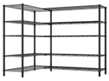 5-layer double row, freely adjustable layer spacing, with adjustable feet, display stand, iron, 62691632