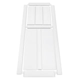 CRAZY ELF 28" x 84" "T" Style Real Primed Door Slab, DIY Panel Door, Modern Interior Barn Door, W936104309