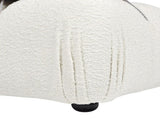 Marcel 36" Bubble Modular Modern Lounge Arm Chair, Ivory White Boucle B2719P238257