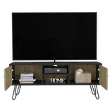Tv Stand B Magness, Living Room, Black / Macadamia B092142844