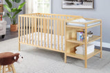 Palmer 3-in-1 Convertible Crib and Changer Combo Natural B02263649