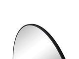 Wall Mirror 39 Inch Black Circular Mirror Metal Framed Mirror Round Vanity Mirror Dressing Mirror, 45309848