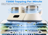 72000 Times/Min Tapping Mattress Vacuum Cleaner with UV-C Sanitizing Light, 9000PA & 15000PA Dual 87438808