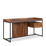 Sara Walnut & Sandy Black Finish Writing Desk B2726P305090