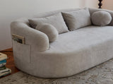 Sofa-in-a-Box, Memory Foam 2-Seater Couch, No Installation & Easy to Transport, Deep Seat Modern W668P381895