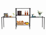 5-Tier Heavy Duty Storage Rack Shelving Unit, Black, 250 kg Load Capacity 42289058