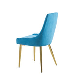 Fabric Dining Chairs Set of 2, Upholstered Armless Accent Chairs, Classical Appearance and Stainless W1241119372