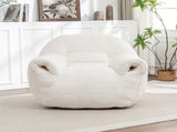 Bean Bag Chair, Comfy Bean Bag Sofa with Back Support, Faux Fur Bean Bag Chair for Adults and Kids, W2200P326887