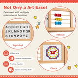 3-in-1 Kids Wooden Art Easel 85726945