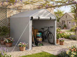 3x6 FT Storage Shed, Heavy Duty Bike Tent 06448681