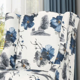 TODDMAN HI-BACK CLUB CHAIR, High-Back Fabric Club Chair, Print 64469.00