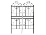 2 Pack 16" x 61" Rustproof Iron Garden Trellis 96760539