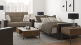 PrimeNest NimbusFlow Upholstered Convertible Sofabed with Storage, Beige/Brown-PU Chenille B030P286529