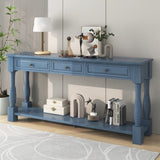 Console Table 63" Long Console Table with Drawers and Shelf for Entryway, Hallway, Living Room 60562639