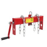 ZNTS Heavy Duty Steel 2 Ton / 4000lbs Engine Hoist Load Leveler Shop Crane Cherry Picker with 2 Chains 04895571