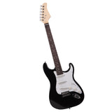 ZNTS Rosewood Fingerboard Electric Guitar Black w/ White 97563355