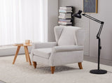 Coffee Table & Armchair Set,Vintage Luxury Style, a high-back comfortable reading chair & a 08347935