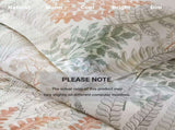 3-Piece Full/Queen 100% Cotton Sateen Duvet Cover Set,Terracotta/Linen B035P408291