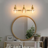 3-Lights Bathroom Vanity Lightings Brushed Gold Modern Vanity Light 22Inch Bathroom Light 95105041
