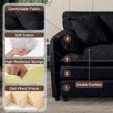 Oversized 41.73" Sofa Chair, Modern Upholstered Armchair with 1 Toss Pillow, Modular Sectional Sofa W3163P269209