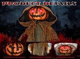 5.8ft Halloween Decorations Outdoor Life Size Animatronics Pumpkin Ghost, Sound-Actived Party Decor 25885340