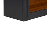 Bookcase, 4-Shelf Tall Bookshelf, 45.66" Wood Open Display Floor Arched Bookcase, Large Storage W3123P333708