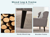 Modern Accent Chair,Chenille Arm Chairs for Living Room,Upholstered Mordern Armchair,Comfy Soft W1028P162720
