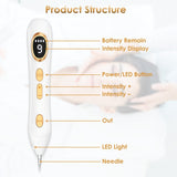 Skin Tag & Wart Removal Pen 9-Level Electric Remover Tool Kit w/ 5 Disposable Needles Reusable 39936682