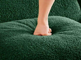 Ottoman Teddy Fabric-Green W714P357247