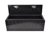 36''Black Aluminum Tool Storage Box Fit For Pickup Truck Bed Lock MT018004 17167141
