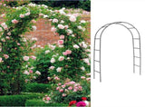 7'8" H x 4'5" W Metal Garden Arch Trellis,Adjustable Arbor Trellis for Garden Climbing Plants 55496277
