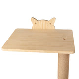 ZNTS Wall-Mounted Cat Scratching Pad for Small to Large Cat, Indoor Wood Cat Tree with Hammock, Cat W2181P144463