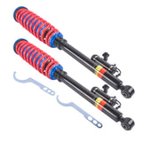 2Pcs Rear Suspension Strut and Coil Spring Assembly wirh Airmatic Fit for Mercedes-Benz S-Class W220 27884098