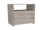 Florian 1-Shelf Nightstand Light Grey B06280044