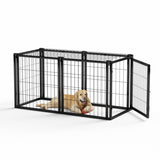 ZNTS Dog Crate 47.2" Dog Kennel for Small Medium Dogs, Puppy Dog Playpen with Top, Pet Cage, Indoor, W1162P245311