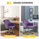 ZNTS Accent chair Modern home office leisure chair with adjustable velvet height and adjustable casters W1521P189971