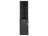 Bathroom Cabinet with 1 Door 1 Drawer 3 Shelves Tall Storage Cabinet Made of Melamine-Faced MDF 57391592