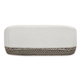 Willow 71" Upholstered Woven Patio Deep Seating Sofa, Wheat Beige Axroma Olefin B2719P245972