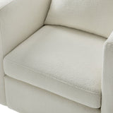 Sutton Ivory Performance Fabric Swivel Barrel Chair B050P322582