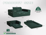 Compression Human Dog Sofa Bed for Adult & Pets,Modern Floor Couch With Pillow for Living Room 32722430