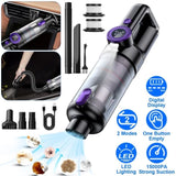 ZNTS 3 In 1 Handheld Vacuum Cleaner Cordless Car Vacuum 15000PA Rechargeable Duster with 2 Modes 2 24705807