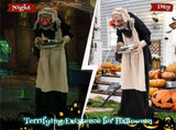 Halloween Standing Greetings Old Lady Decoration 29745196