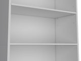 Vinton 4-Tier Bookcase with Modern Storage for Books and Decor, White B097P167418