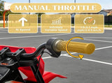 Red 12V Kids Electric Motorcycle Twist Handle Throttle, Safety Training Wheels, Rear Suspension 99710101