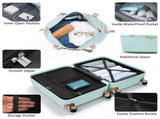 4-Piece Luggage Set with USB Charging Ports - 20in Carry-On 28in Checked 34618801