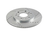 Front Drilled & Slotted Brake Rotor Set fit for Chevrolet Express 1500 2009-2014 03077004