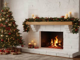 60'' Fireplace Mantel Fir Wood Wall-Mounted & Floating Shelf for Home Decor with Flat Surface W2640P386627