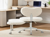 Artificial rabbit hair Meditation Chair Plus, Legged Chair with Wheels, ADHD Chair, Criss 05191660